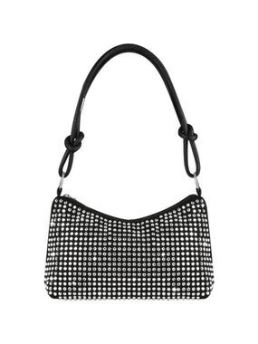 Sparkly Rhinestone Clutch Purse Bling Evening Shoulder Crossbody Bag for Party
